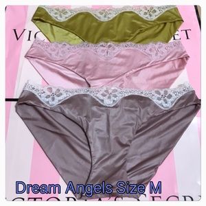 Details about / New VS dream angel high leg lace Brazilian Panty Size small aqua